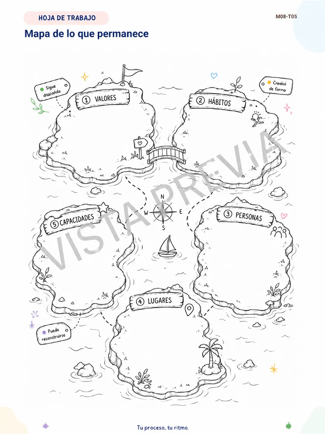 Vista previa de Mapa de lo que permanece